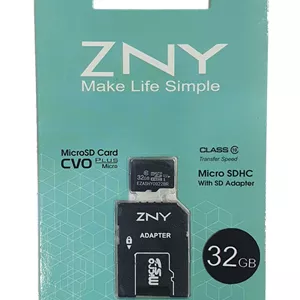 کارت حافظه میکرو 32 گیگابایت کلاس 10 / ZNY Micro 32GB
