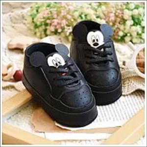 پاپوش کد A154 میکی موس مشکی برگه بلند