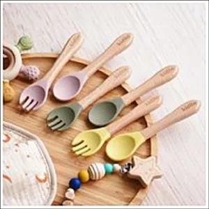 ست قاشق چنگال سیلیکونیO263-Kidilo