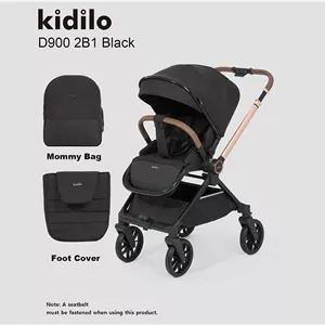 کالسکه کیدیلو مدل d900 دسته دوطرفه و چهار چرخ ۳۶۰ درجه