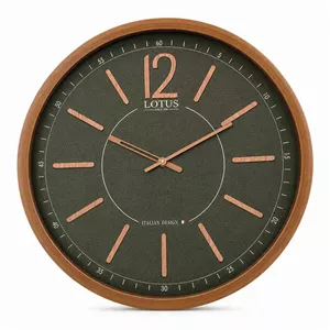 ساعت دیواری چوبی لوتوس مدل W-9043