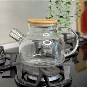قوری پیرکس بامبو ساده