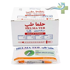 سرنگ انسولین یکپارچه حلما طب 10 عددی