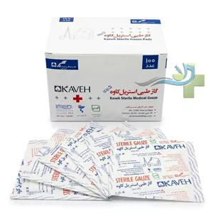 گاز استریل کاوه تک برگی (بسته 100 عددی)