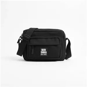 کیف دوشی و رودوشی اسپرت زنانه و دخترانه طرح BERSHKA - مشکی