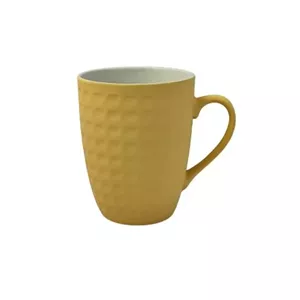 ماگ مخملی رنگی بلند طرح 2 (تخفیف ویژه آخرین موجودی) - کرم