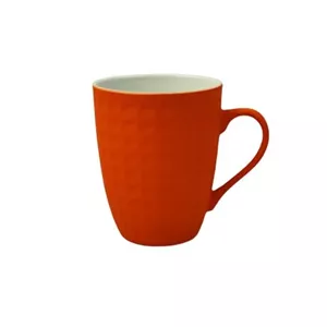 ماگ مخملی رنگی بلند طرح 2 (تخفیف ویژه آخرین موجودی) - نارنجی