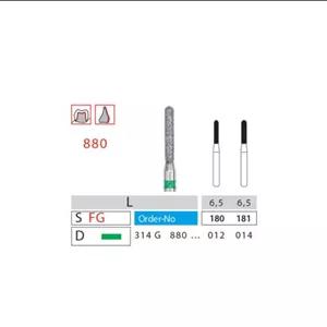 مواد و تجهیزات دندانپزشکی فرز فیشور ته گرد دیاتیز کد 880 