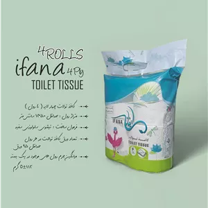 پک دستمال توالت 4 قلو ایفانا ( چهار لایه )