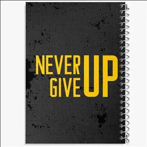 دفتر نقاشی 100 برگ خندالو طرح Never Give Up