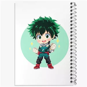 دفتر نقاشی 50 برگ خندالو طرح ایزوکو میدوریا انیمه آکادمی قهرمان من My Hero Academia