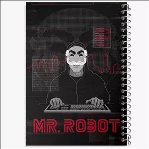 دفتر نقاشی 50 برگ خندالو طرح سریال آقای ربات Mr.Robot