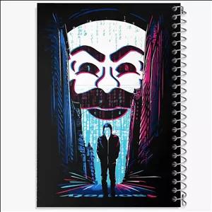 دفتر نقاشی 100 برگ خندالو طرح سریال آقای ربات Mr.Robot