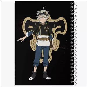 دفتر نقاشی 50 برگ خندالو طرح آستا انیمه بلک کلاور Black Clover