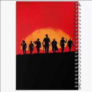 دفتر نقاشی 50 برگ خندالو طرح رد دد Red Dead