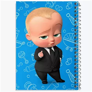 دفتر طراحی 50 برگ خندالو طرح بچه رئیس Boss Baby