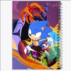 دفتر طراحی 50 برگ خندالو طرح سونیک