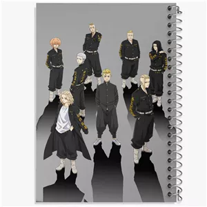 دفتر نت موسیقی 50 برگ خندالو طرح انیمه توکیو ریونجرز Tokyo Revengers