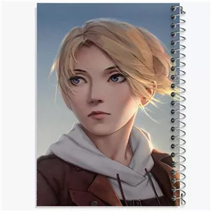 دفتر مشق 100 برگ خندالو طرح آنی لئونهارت انیمه اتک آن تایتان Attack on Titan