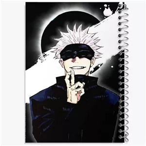 دفتر نت موسیقی 50 برگ خندالو طرح گوجو ساتورو انیمه جوجوتسو کایزن