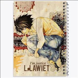 دفتر نقاشی 50 برگ خندالو طرح ال لاولیت انیمه دفترچه مرگ Death Note