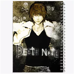 دفتر نقطه ای مهندسی 50 برگ خندالو طرح یاگامی لایت انیمه دفترچه مرگ Death Note