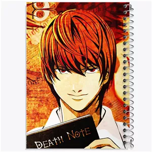 دفتر نقطه ای مهندسی 100 برگ خندالو طرح لایت یاگامی انیمه دفترچه مرگ Death Note