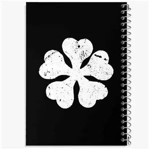 دفتر نت موسیقی 50 برگ خندالو طرح پنج شبدر شیطانی انیمه بلک کلاور Black Clover