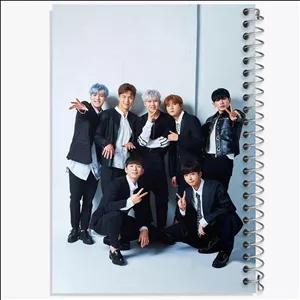 دفتر نقاشی 50 برگ خندالو طرح گروه مانستا اکس MONSTA X