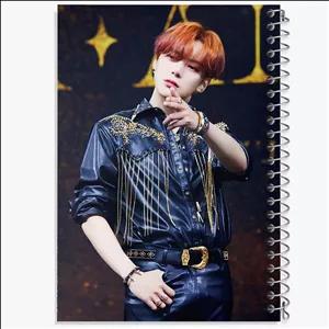 دفتر نقاشی 50 برگ خندالو طرح مینهیوک گروه مانستا اکس MONSTA X