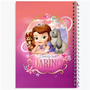 دفتر مشق 50 برگ خندالو طرح سوفیا