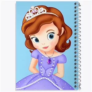 دفتر مشق 50 برگ خندالو طرح سوفیا