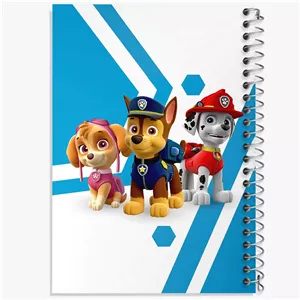 دفتر مشق 50 برگ خندالو طرح چیس و مارشال و اسکای سگ های نگهبان Paw Patrol
