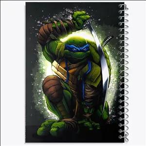 دفتر طراحی 100 برگ خندالو طرح لئوناردو لاکپشت های نینجا