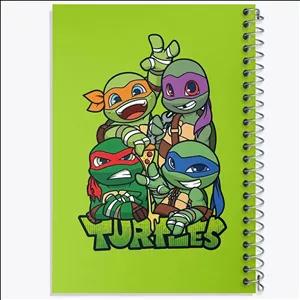 دفتر شطرنجی 100 برگ خندالو طرح لاکپشت های نینجا