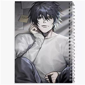 دفتر نت موسیقی 50 برگ خندالو طرح ال انیمه دفترچه مرگ Death Note
