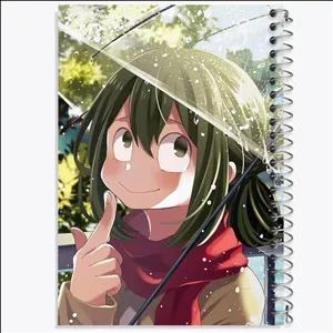 دفتر نقاشی 100 برگ خندالو طرح سویو آسومی انیمه آکادمی قهرمان من