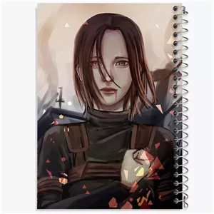 دفتر طراحی 100 برگ خندالو طرح ساشا انیمه اتک آن تایتان Attack on Titan