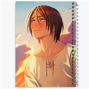 دفتر طراحی 100 برگ خندالو طرح ارن یگر انیمه اتک آن تایتان Attack on Titan