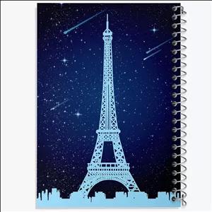 دفتر نقاشی 50 برگ خندالو طرح برج ایفل