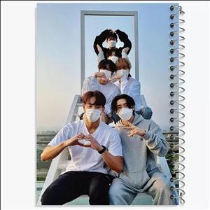 دفتر نقاشی 100 برگ خندالو طرح گروه مانستا اکس Monsta X