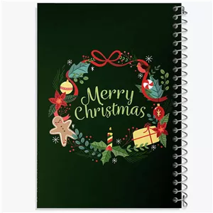 دفتر نت موسیقی 50 برگ خندالو طرح کریسمس Christmas