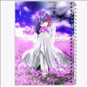 دفتر نقطه ای مهندسی 50 برگ خندالو طرح ساکورا انیمه فیت استی نایت Fate Stay Night