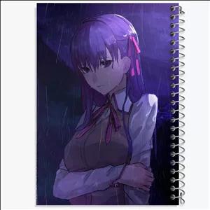 دفتر نقطه ای مهندسی 50 برگ خندالو طرح ساکورا انیمه فیت استی نایت Fate Stay Night