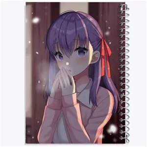 دفتر نقطه ای مهندسی 50 برگ خندالو طرح ساکورا انیمه فیت استی نایت Fate Stay Night