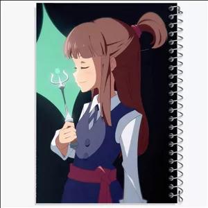 دفتر نقاشی 50 برگ خندالو طرح اکو انیمه جادوگران کوچک Little Witch Academia