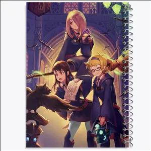 دفتر نقاشی 50 برگ خندالو طرح اکو انیمه جادوگران کوچک Little Witch Academia