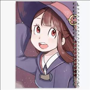 دفتر نقاشی 50 برگ خندالو طرح اورسولا و اکو انیمه جادوگران کوچک Little Witch Academia