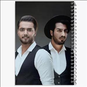 دفتر طراحی 100 برگ خندالو طرح ماکان بند