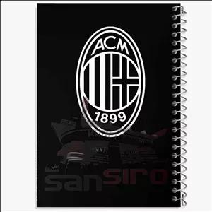 دفتر نقاشی 100 برگ خندالو طرح باشگاه آث میلان